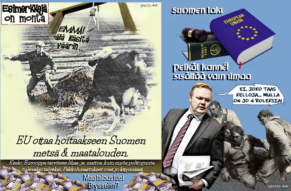 Keskusta hallitukseen-Elinehto