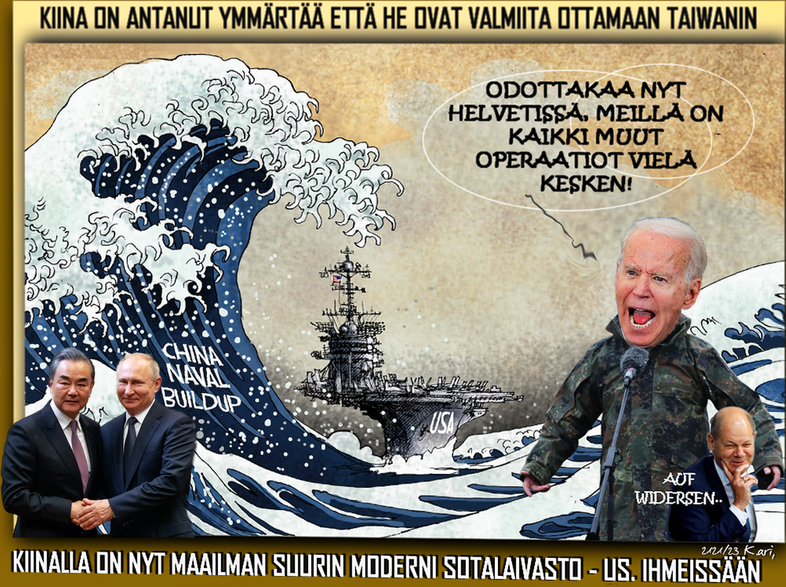 Jos tämä toteutuu jää Ukraina oman onnensa nojaan.