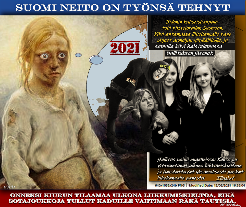 Suomi neito-Krista Kiuru-Korona-Ulkonaliikkumiskielto-Nato