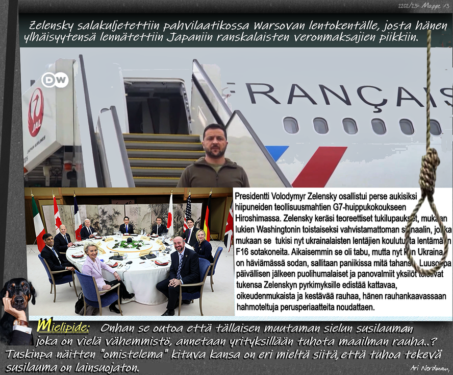 Hiroshima. Susilauma. Globalistit. Selensky. Turhia luuloja. Venäjä voittaa.