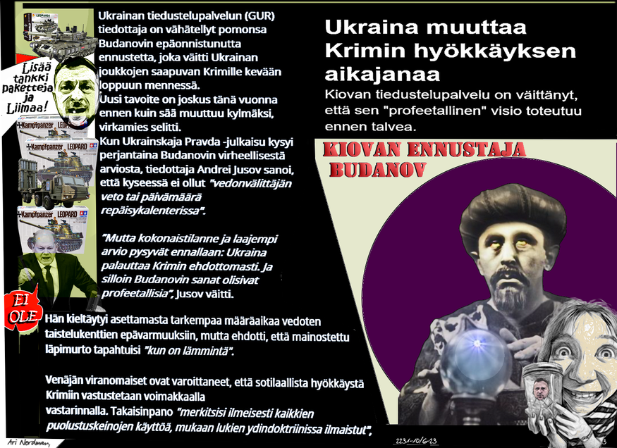Leopardit on tuhottu-Zelensky -väittää-muuta.Tiedustelupalvelu-Vitsi-Budanov