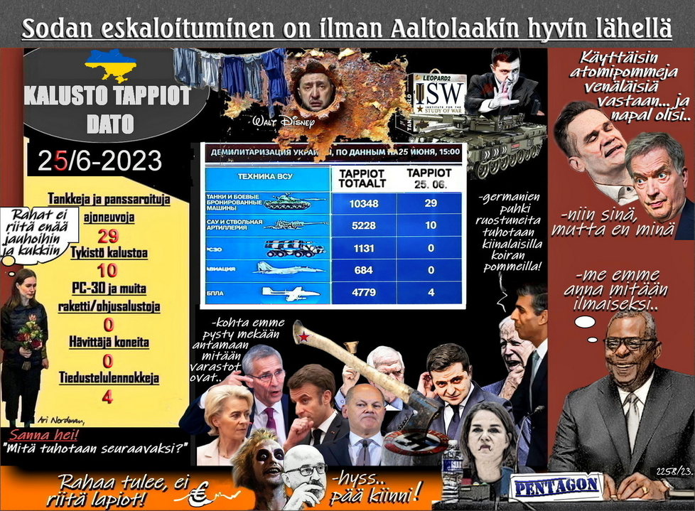 Kusessa ollaan-Amerikan sota-Eurooppa kaatuu-Paska haisee-Zelensky lähtee-Ukrainan tilanne
