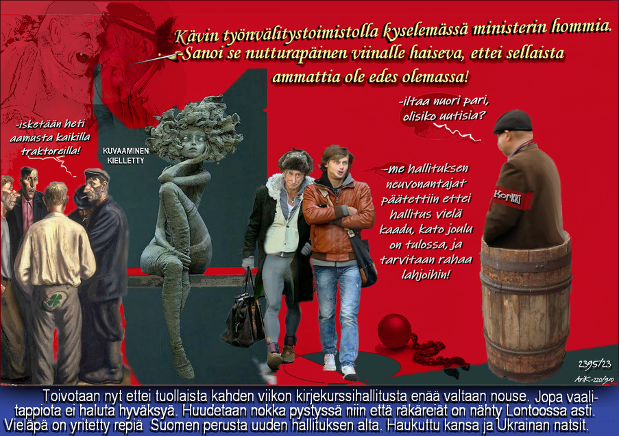 Oppositio-Huono häviäjä-Orpon hallitus-seurataan tilannetta-Persut.Natsit