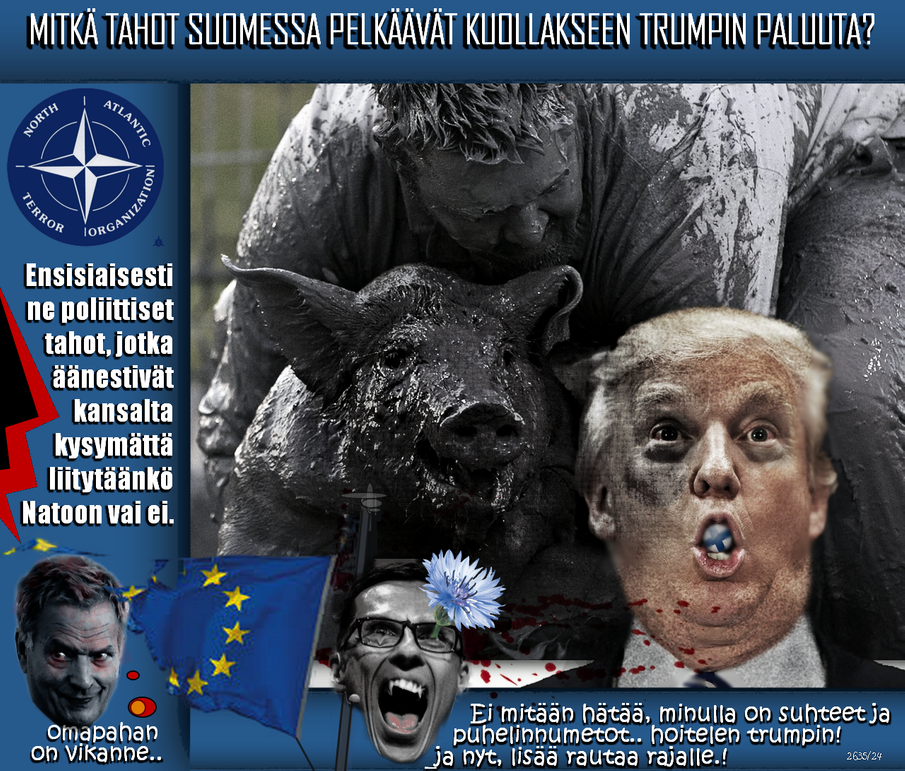 Trump presidentiksi, Mikä vika Trumpissa on, Naton kohtalo,Stubb saa takkiin, Globalistit, Demokraatit, Suomen demarit