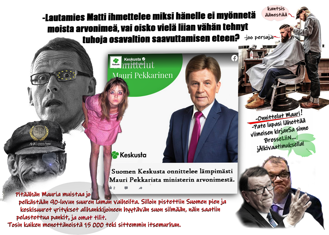 Niinpä... Keskustassa olisi varmaan muutakin ihmettelemistä.