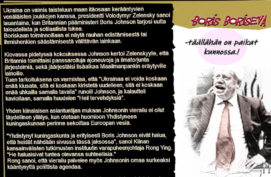 Yle Areenan netti sivuilla tänään 19.04.2022 oltiin huolissaan samasta asiasta kuin Petteri Orpo vuonna 2015 - Eli pakolaisten kontrolloimattomasta maahan jäämisestä. Ja kun sota jatkuu ilman haluakaan neuvotella, niin EU:lta ja etenkin Suomelta ratkeaa ne taloudelliset pelihousut perseestä.