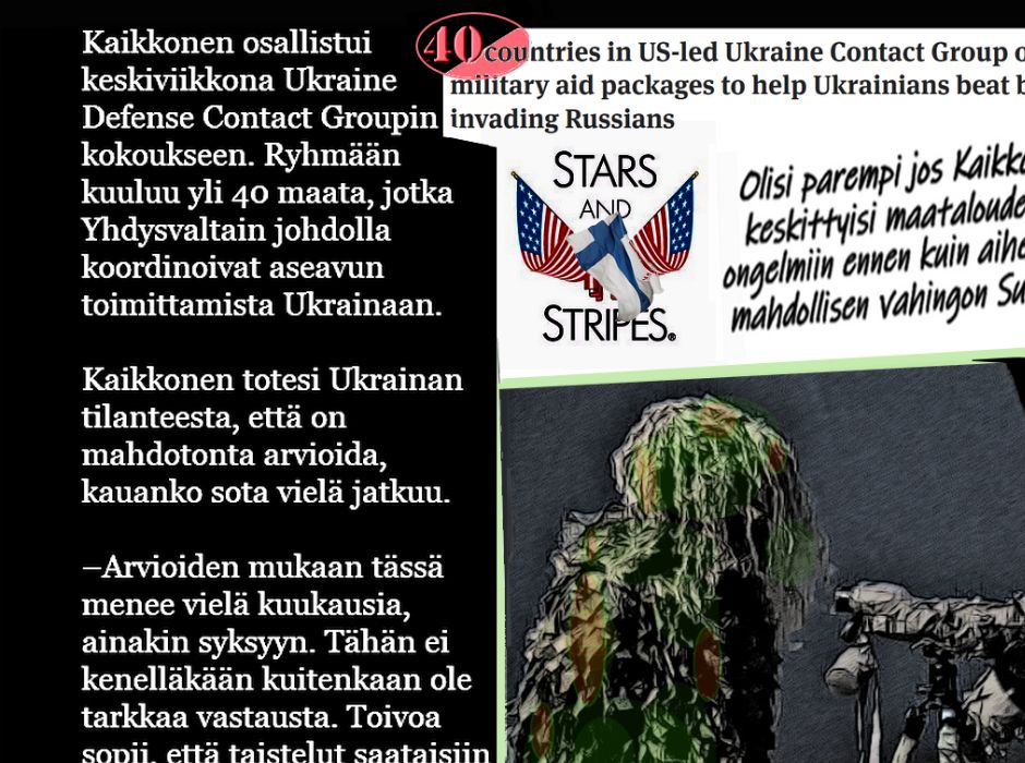 Kaikkosenkin Nato hommat joutaa itse pettämisen piikkiin. Parantamisen varaa on muutenkin, mies on kohta Kurvisen tasolla.