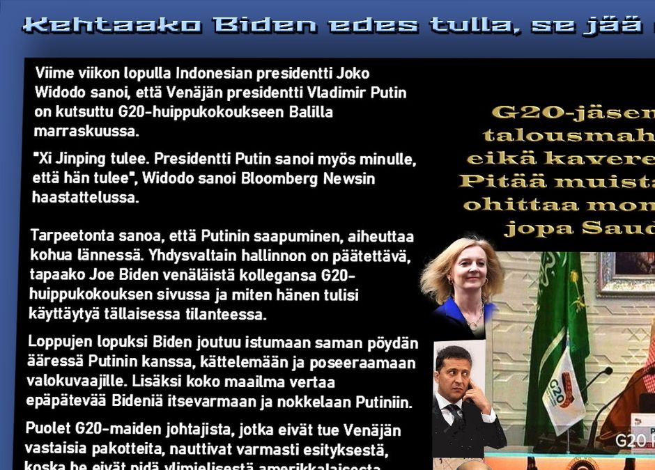 Heti kun tuo nauriitten paistaja demari Joe Biden on pois härventelemästä tapahtuu korjausliike. - Eurooppa rupeaa hiljalleen palaamaan normaaliin.
