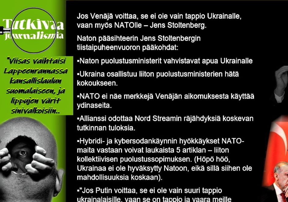 Miten voi olla mahdollista että 50 liittolaista ei pärjää yhdelle? Kohta loppuu Bideninkin kiinnostus. EU:ssa sitä on jo havaittavissa. Tosin sitä yritetään piilotella median ja valehtelevien asiantuntijoiden toimesta.