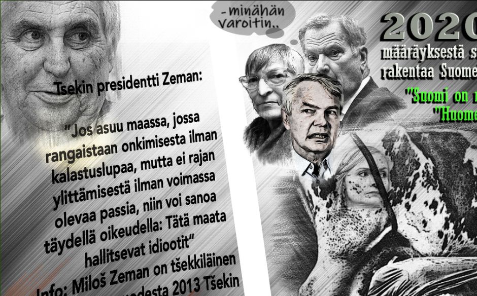Omapahan on asianne minkä puhdistusaineen tai välineen poliittiseen kevätsiivoukseen valitsette. Suosittelisin järjen käyttämistä ja kynää, ihan tavallista kynää, ei kuitemkaan tarjolla olevaa lyijykynää.

