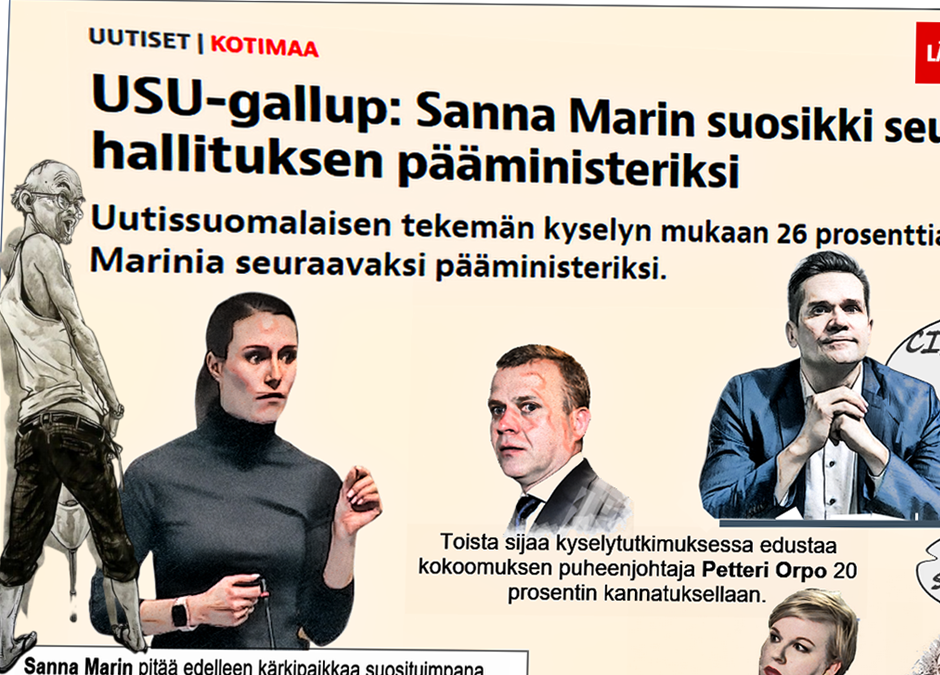 Kyselyt ja Gallupit, eihän ne ole muuta kuin tilaustöitä puolueelta.